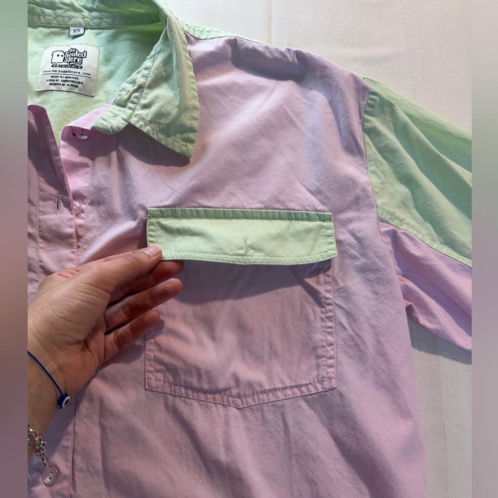 The Souled Store Women Pink/Green Mickey Mouse Printed Size XS 100% Cotton - Picture 6 of 8